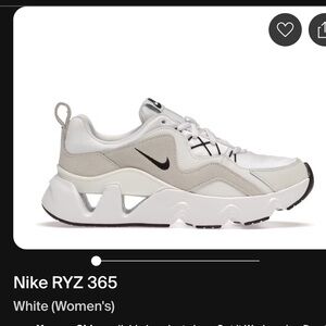 Nike RYZ 365 White and Black Sneakers